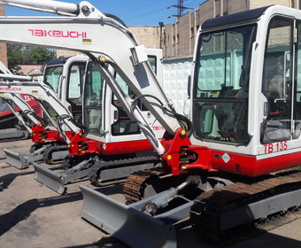 Экскаватор TAKEUCHI TB135 ( вес 3.5 тоны)